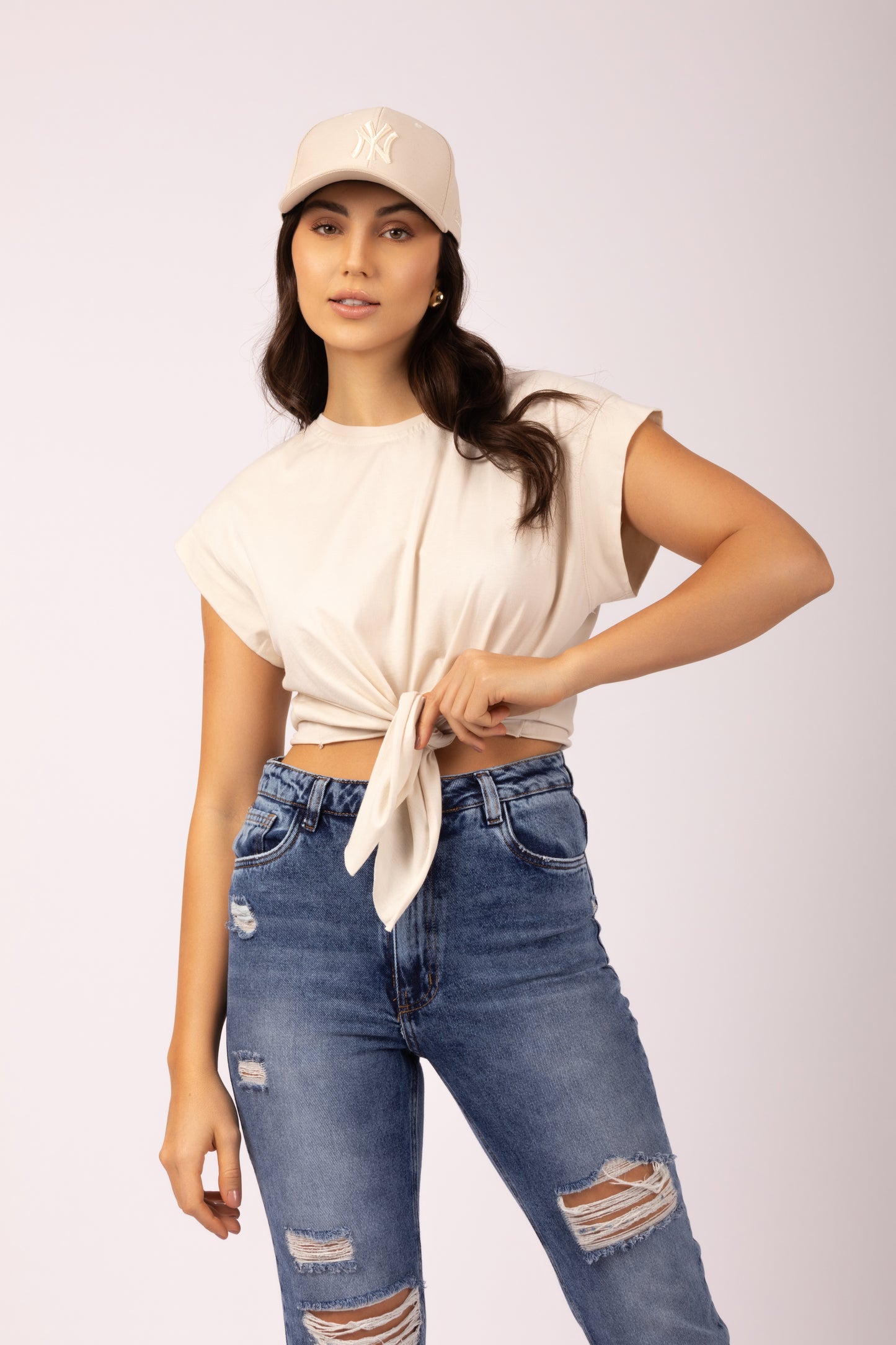 Calça jeans destroyed