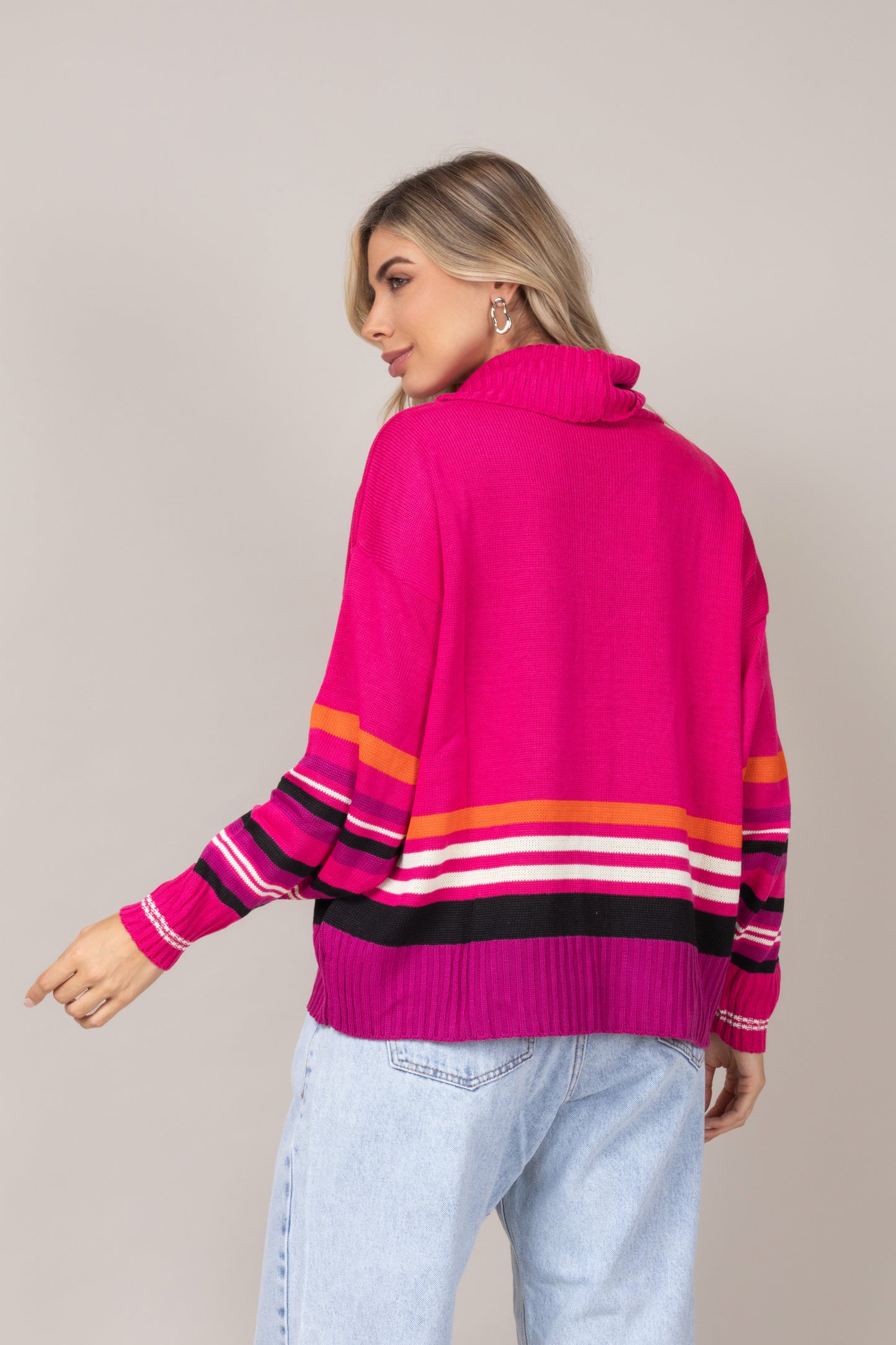 Tricot barra listrada