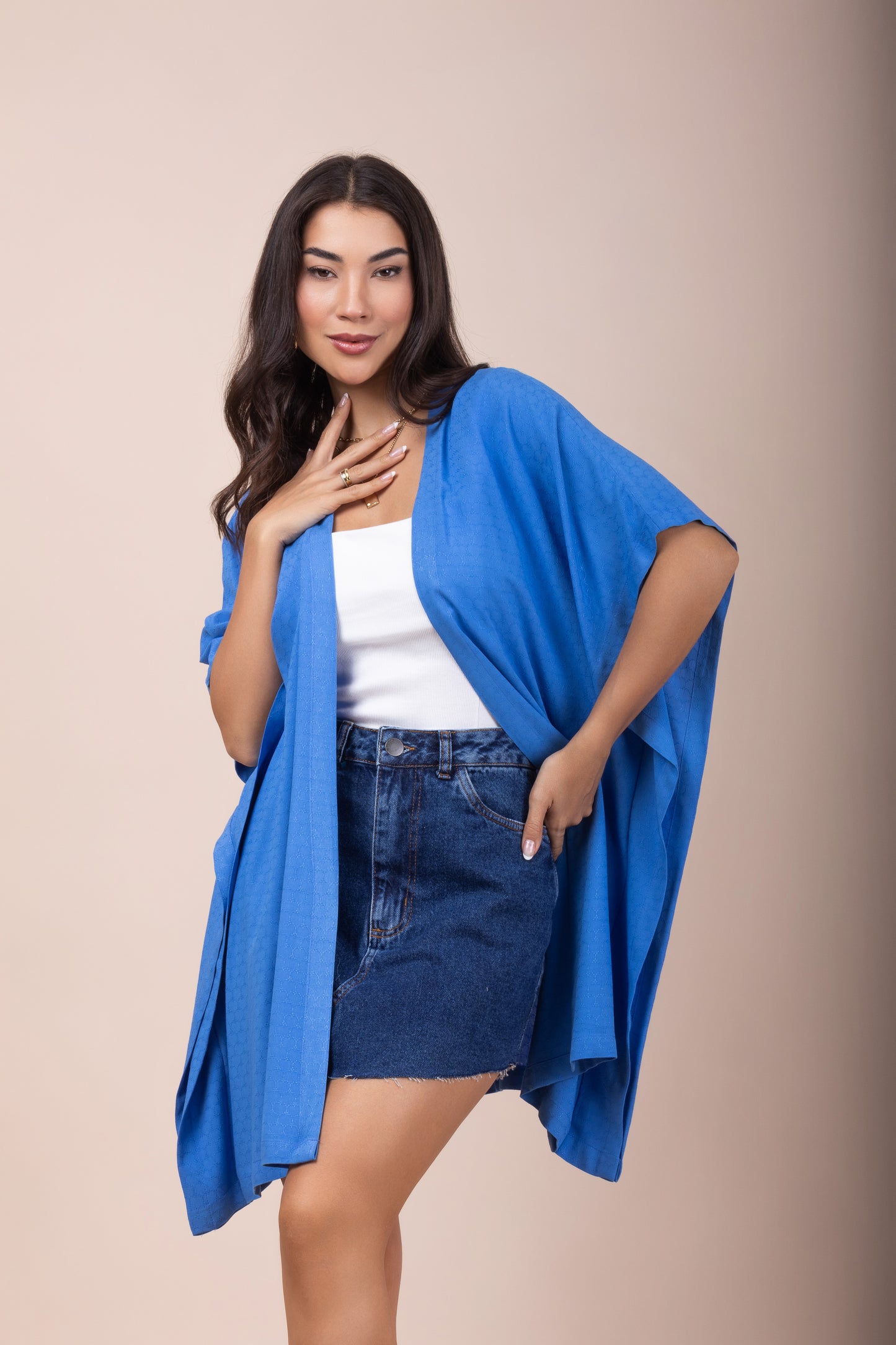 Kimono de manga curta