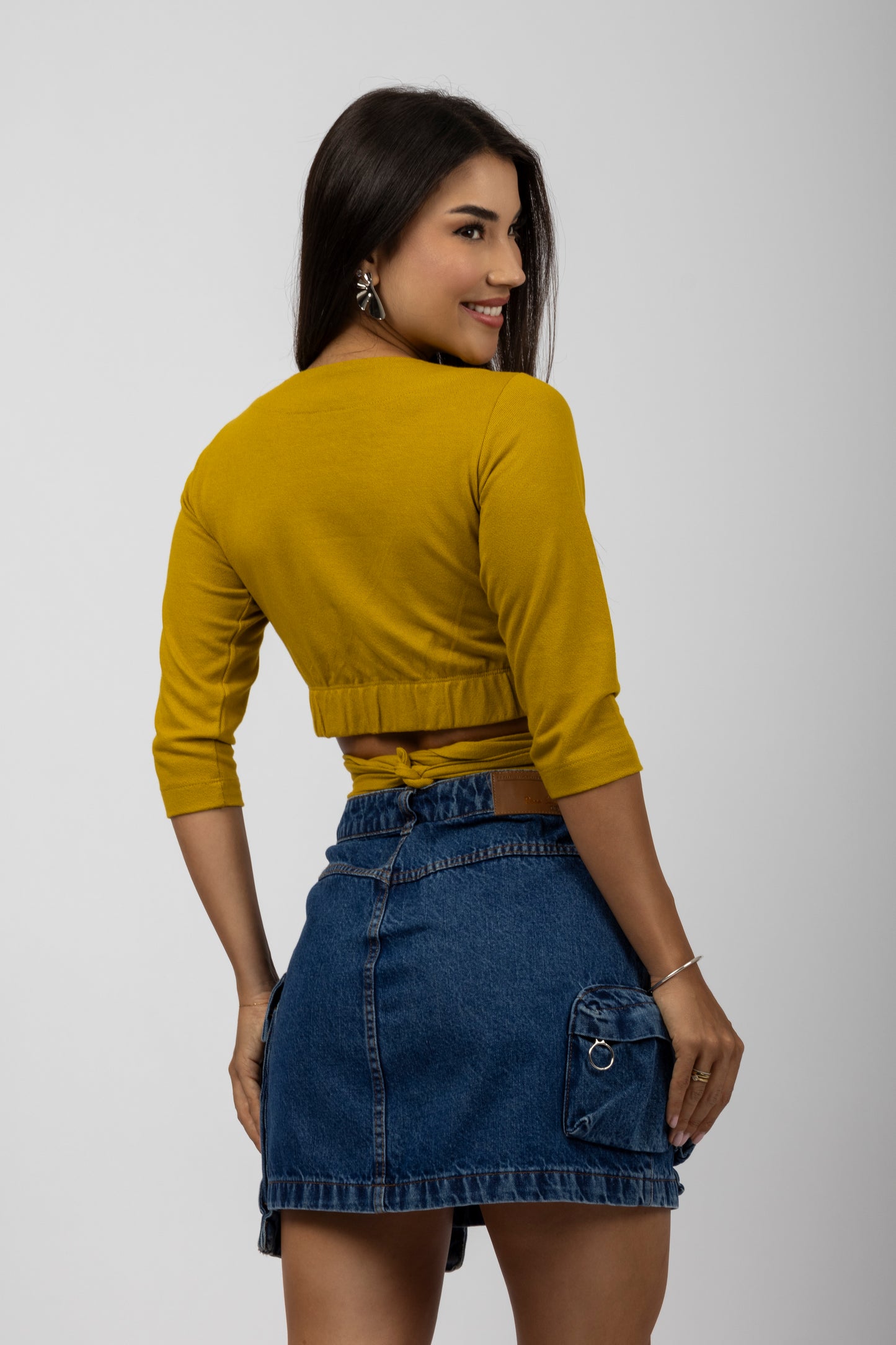Cropped com amarração