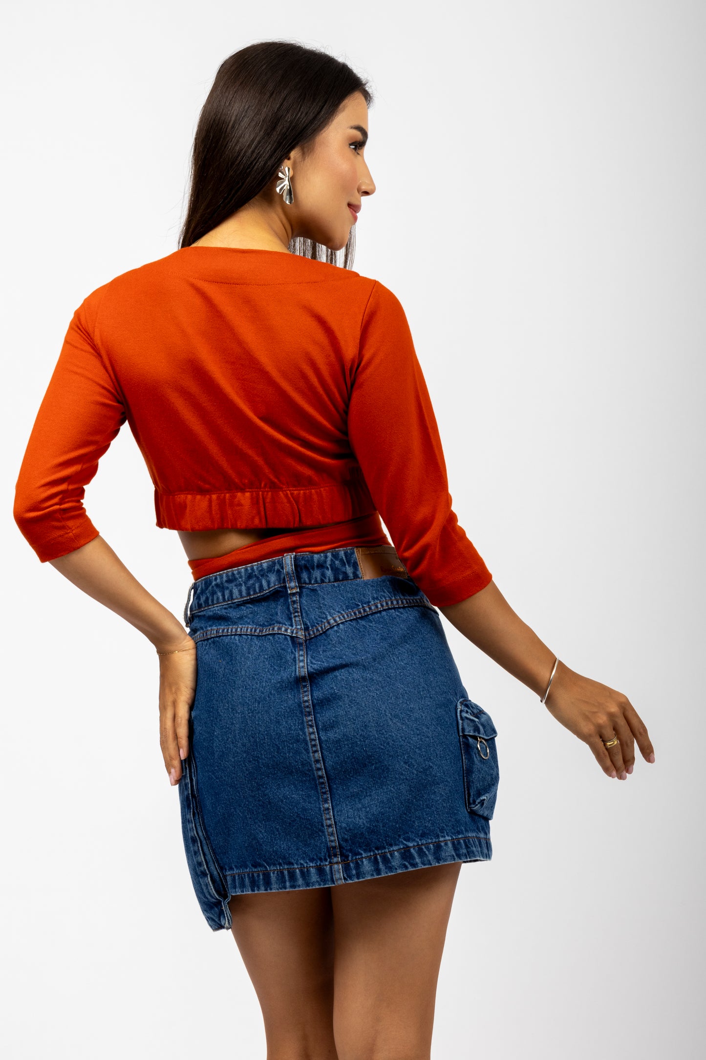 Cropped com amarração
