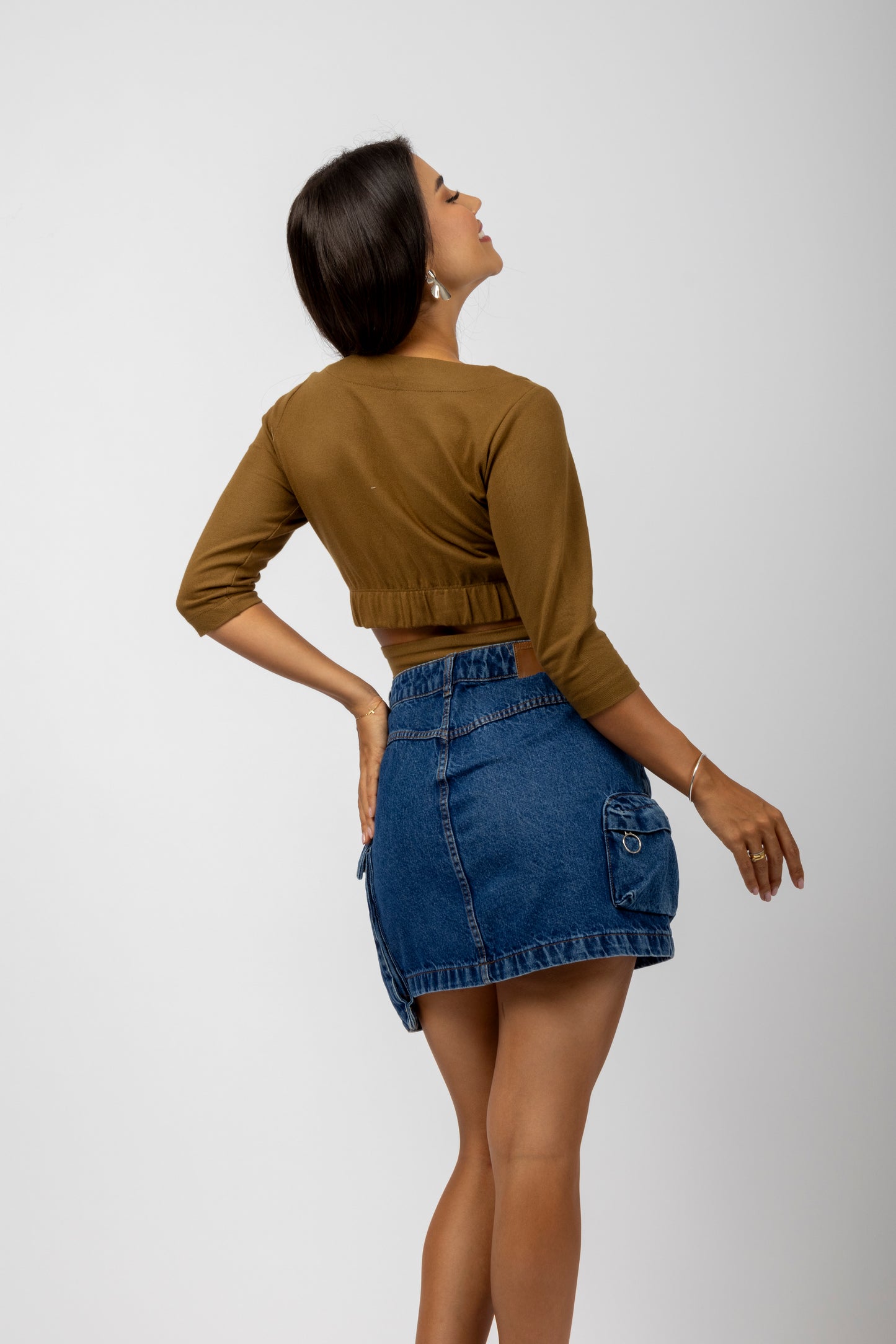 Cropped com amarração