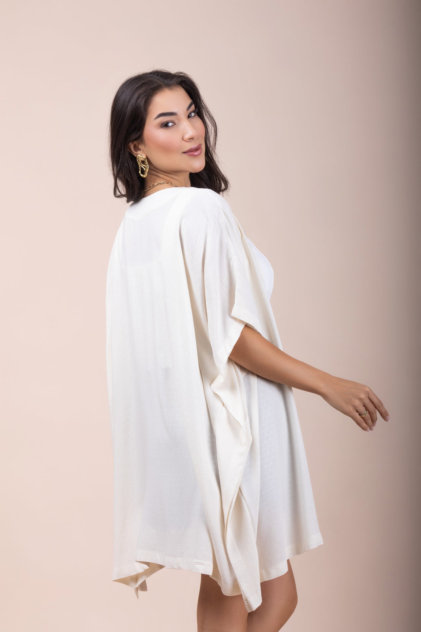 Kimono de manga curta