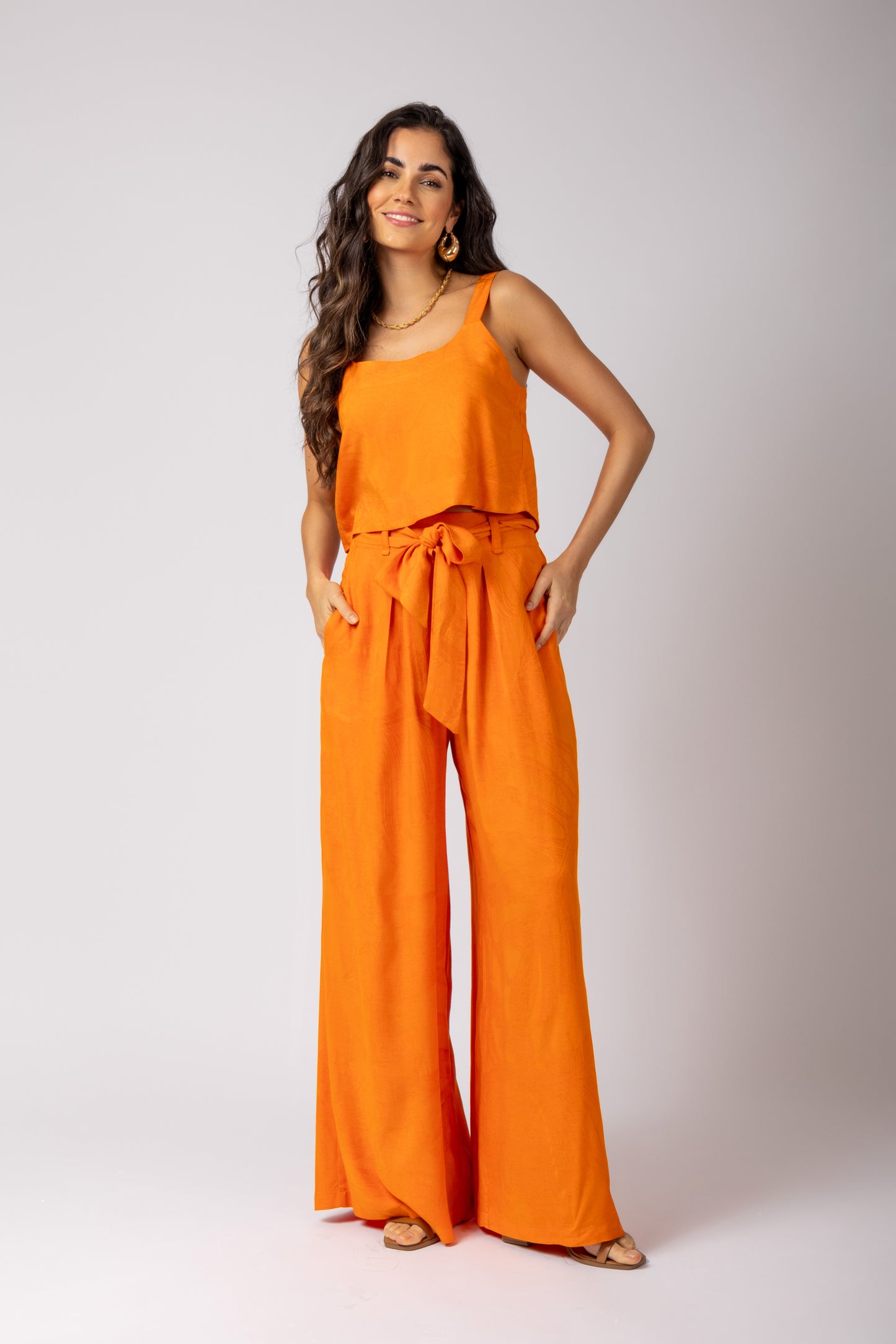 Conjunto regata e pantalona