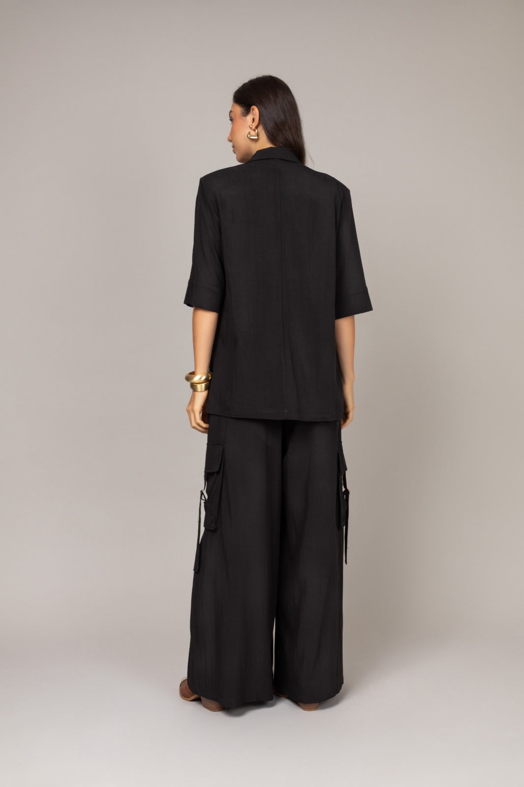 Calça pantalona cargo
