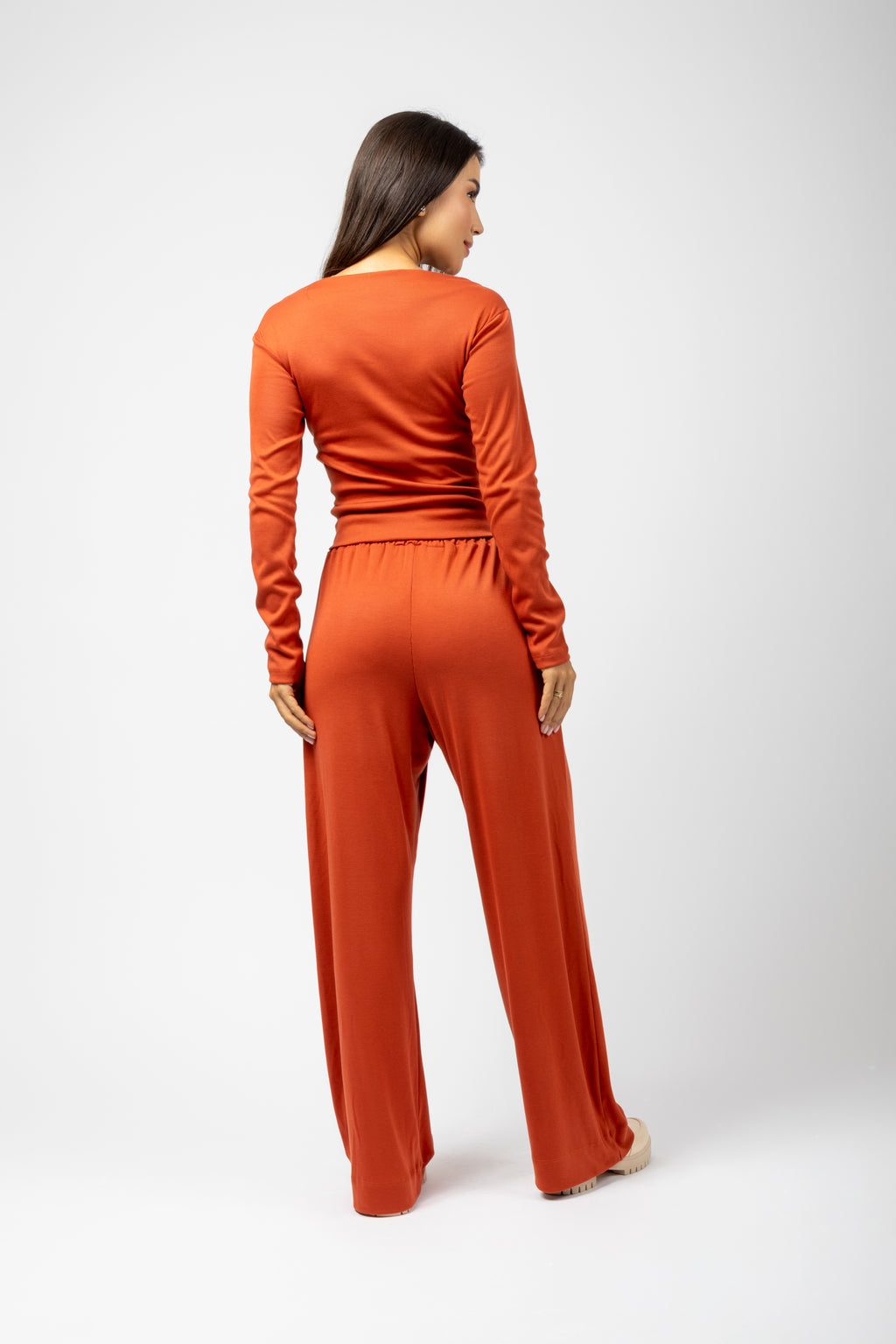 Conjunto de cropped cruzado