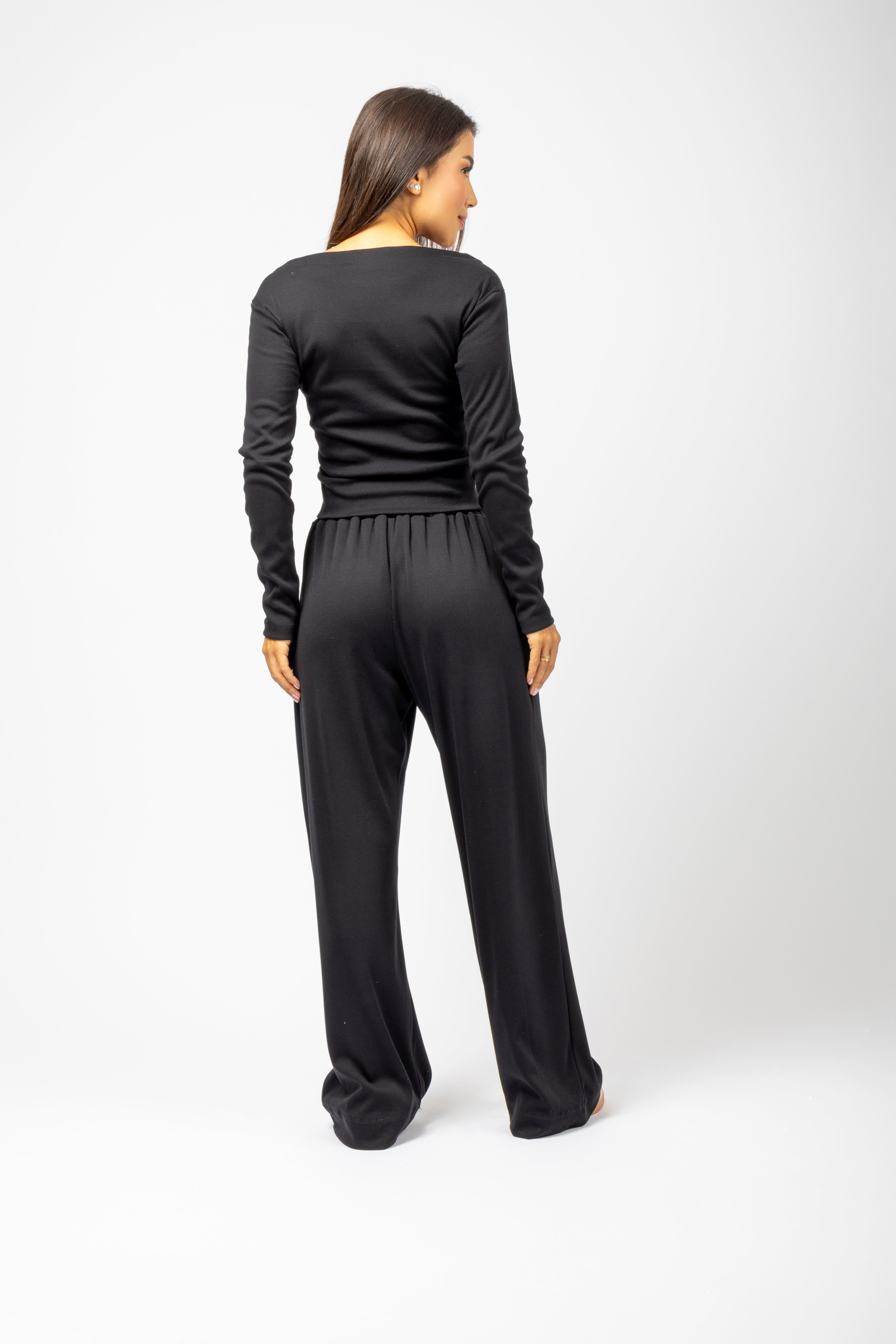 Conjunto de cropped cruzado