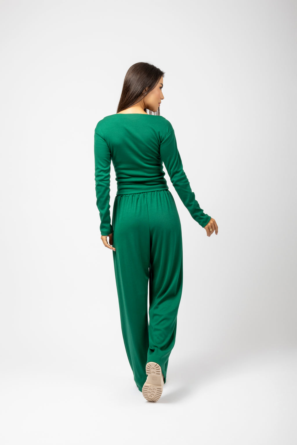 Conjunto de cropped cruzado