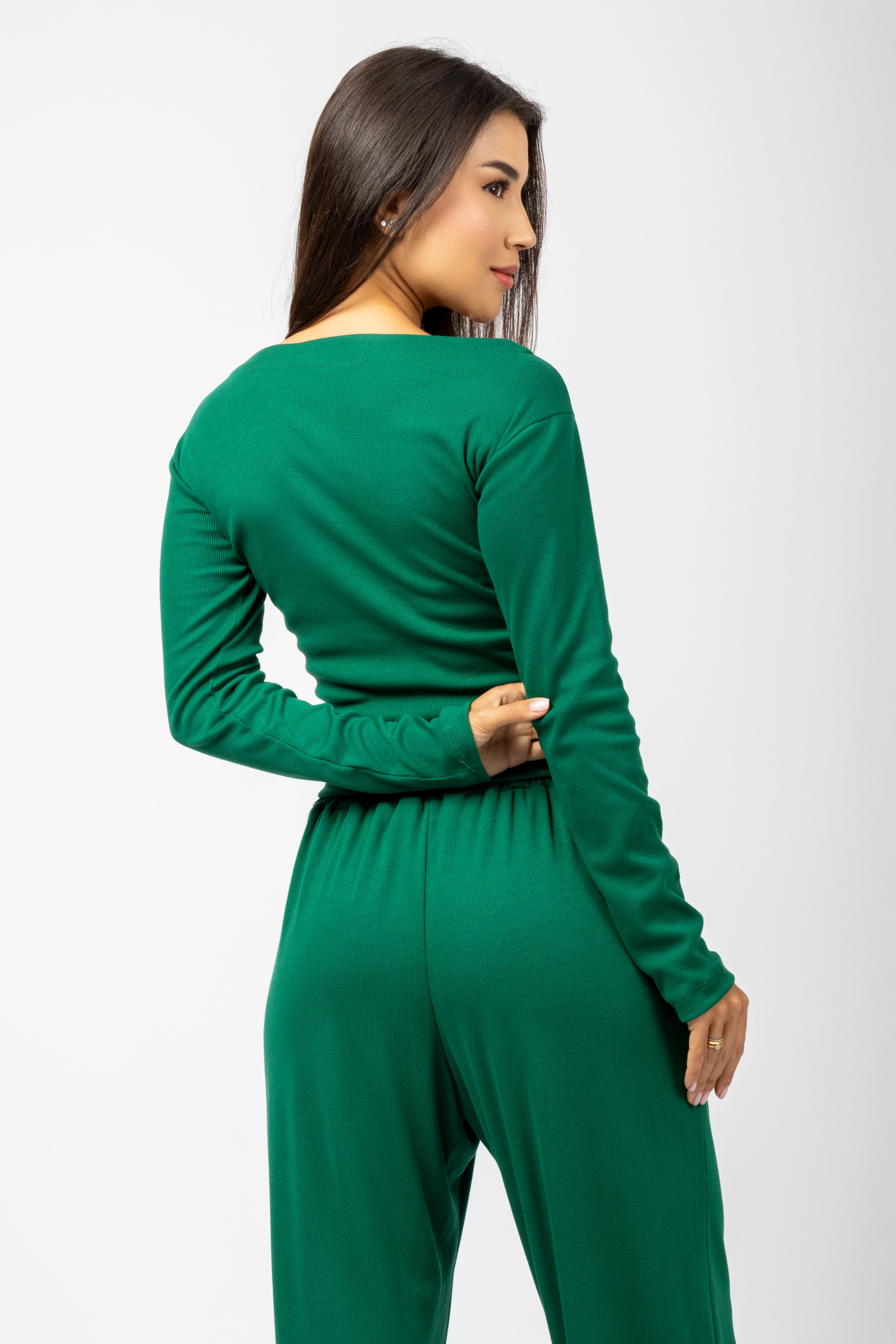Conjunto de cropped cruzado