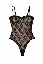 Body em renda preto