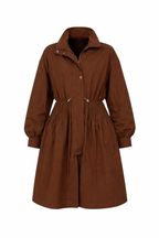 Trench coat alongado