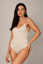 Body com compressão canelado