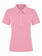Camiseta polo canelada