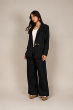 Calça de alfaiataria wide leg