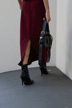 Conjunto de saia em malha
