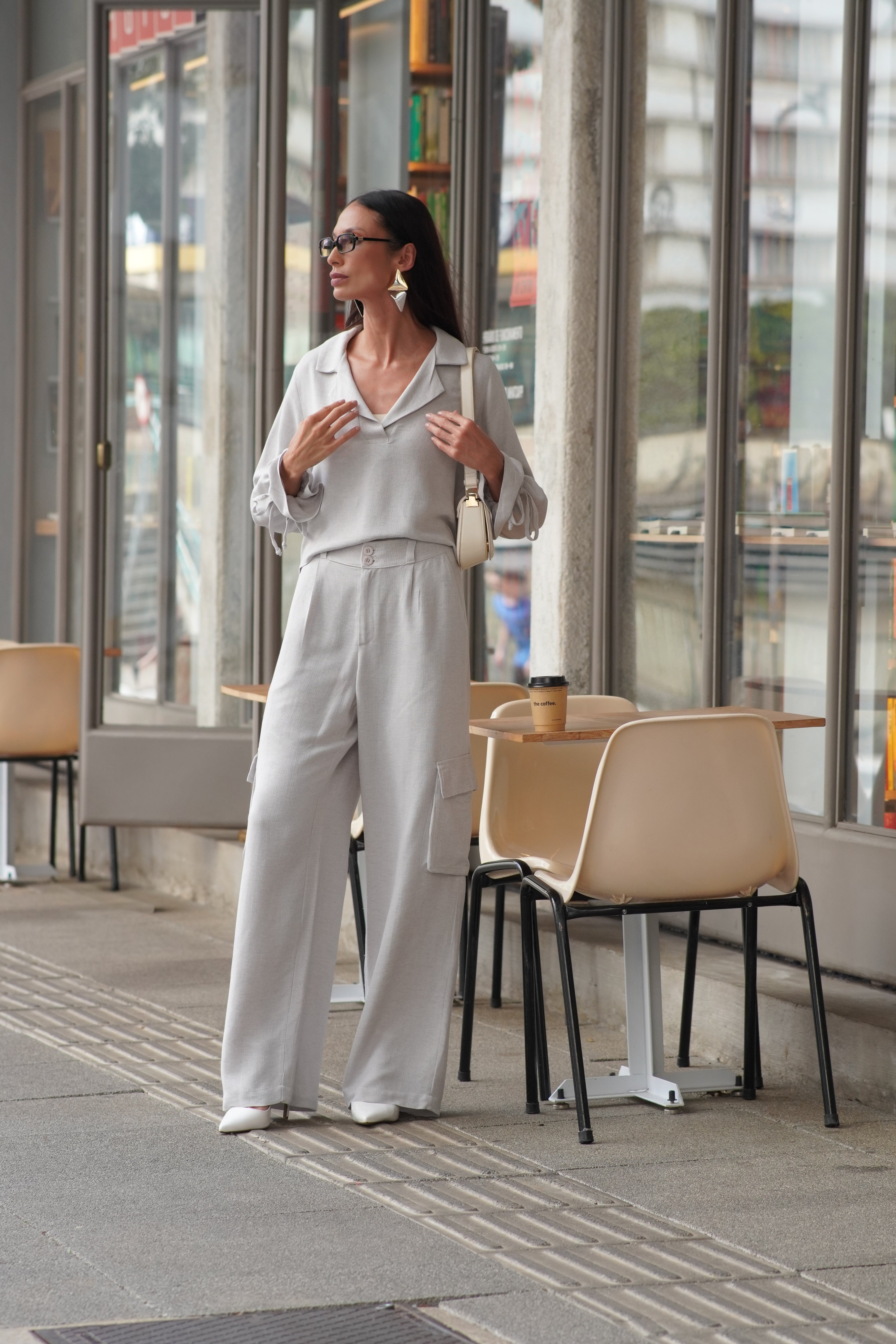 Conjunto alfaiataria descontraído