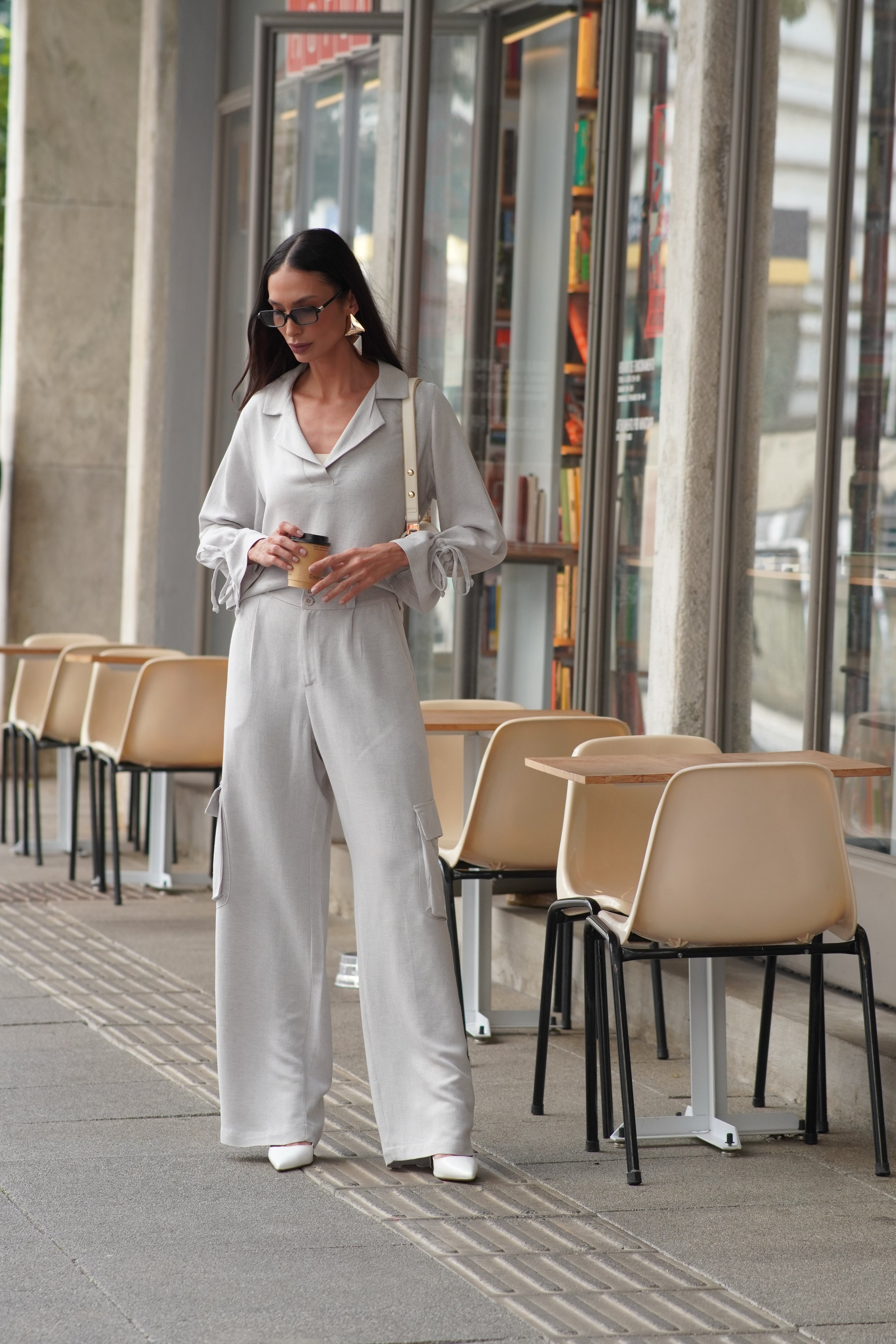 Conjunto alfaiataria descontraído