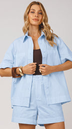 Conjunto camisa manga curta e short