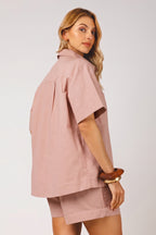 Conjunto camisa manga curta e short