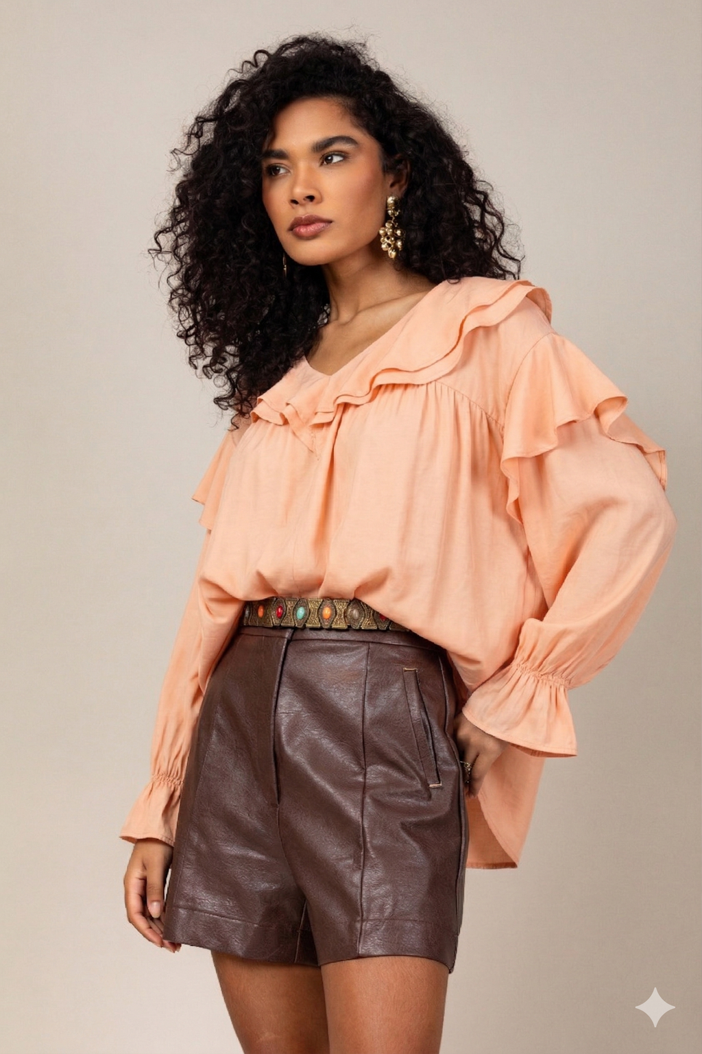 Max bata boho babados