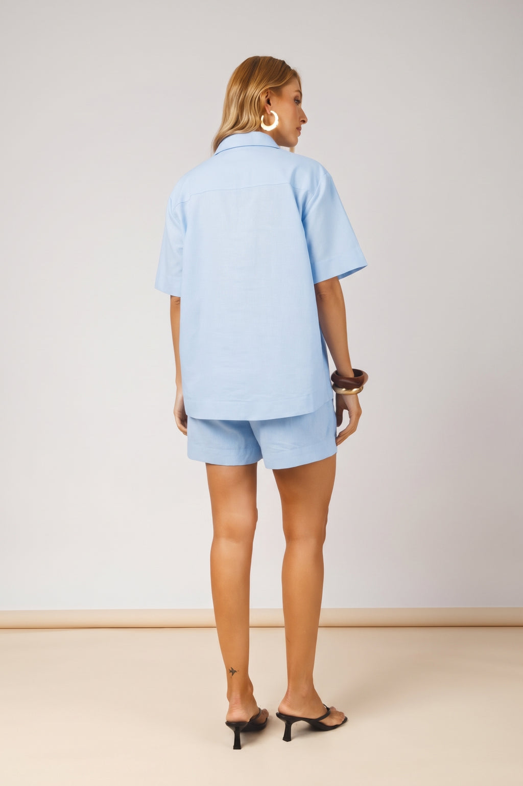 Conjunto camisa manga curta e short