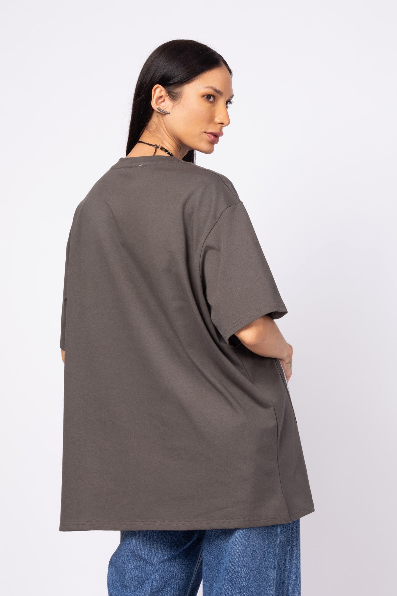 T-shirt ursinho oversized