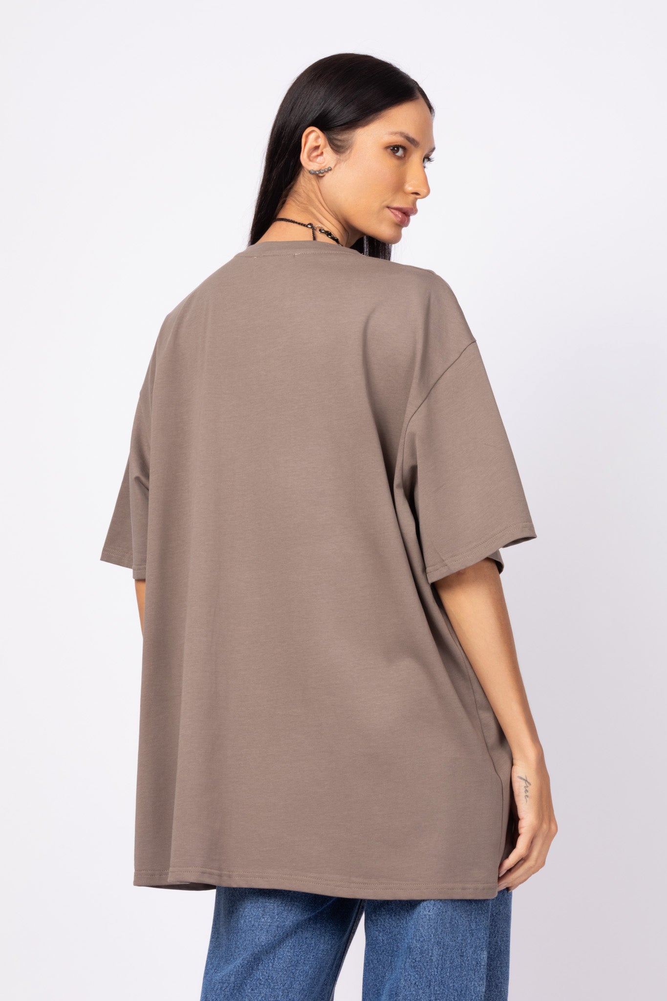 T-shirt ursinho oversized