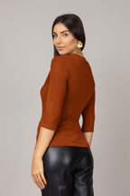 Blusa manga 3/4