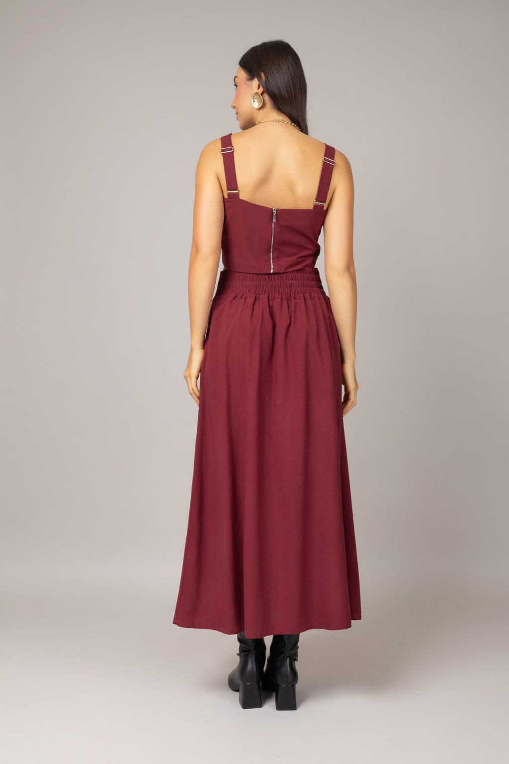 Conjunto de saia midi
