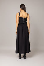 Conjunto de saia midi