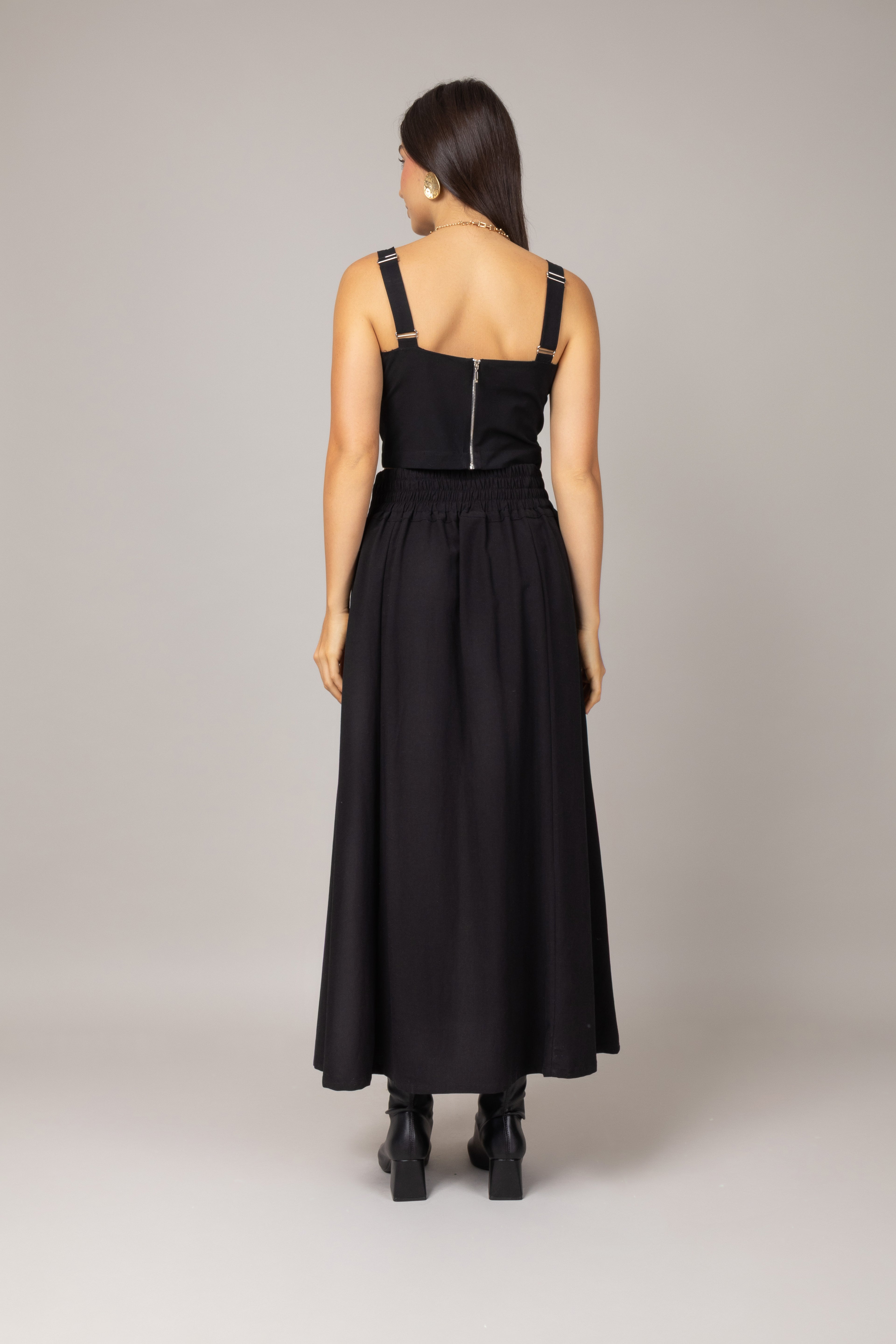 Conjunto de saia midi