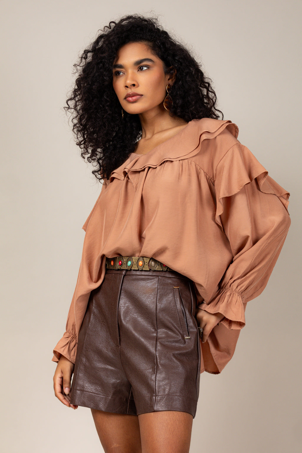 Max bata boho babados