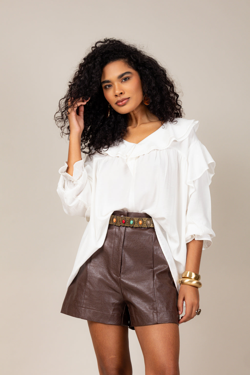 Max bata boho babados
