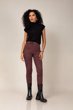Calça legging com cós detalhado
