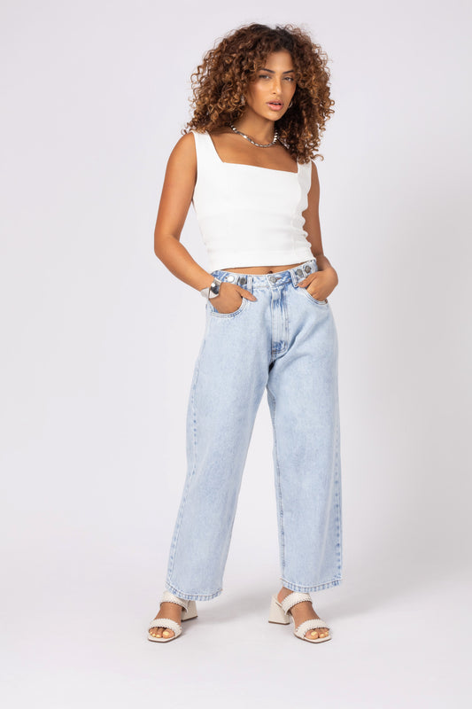 Calça mom jeans