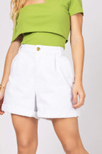 Bermuda jeans básica