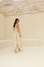 Vestido longo fluído