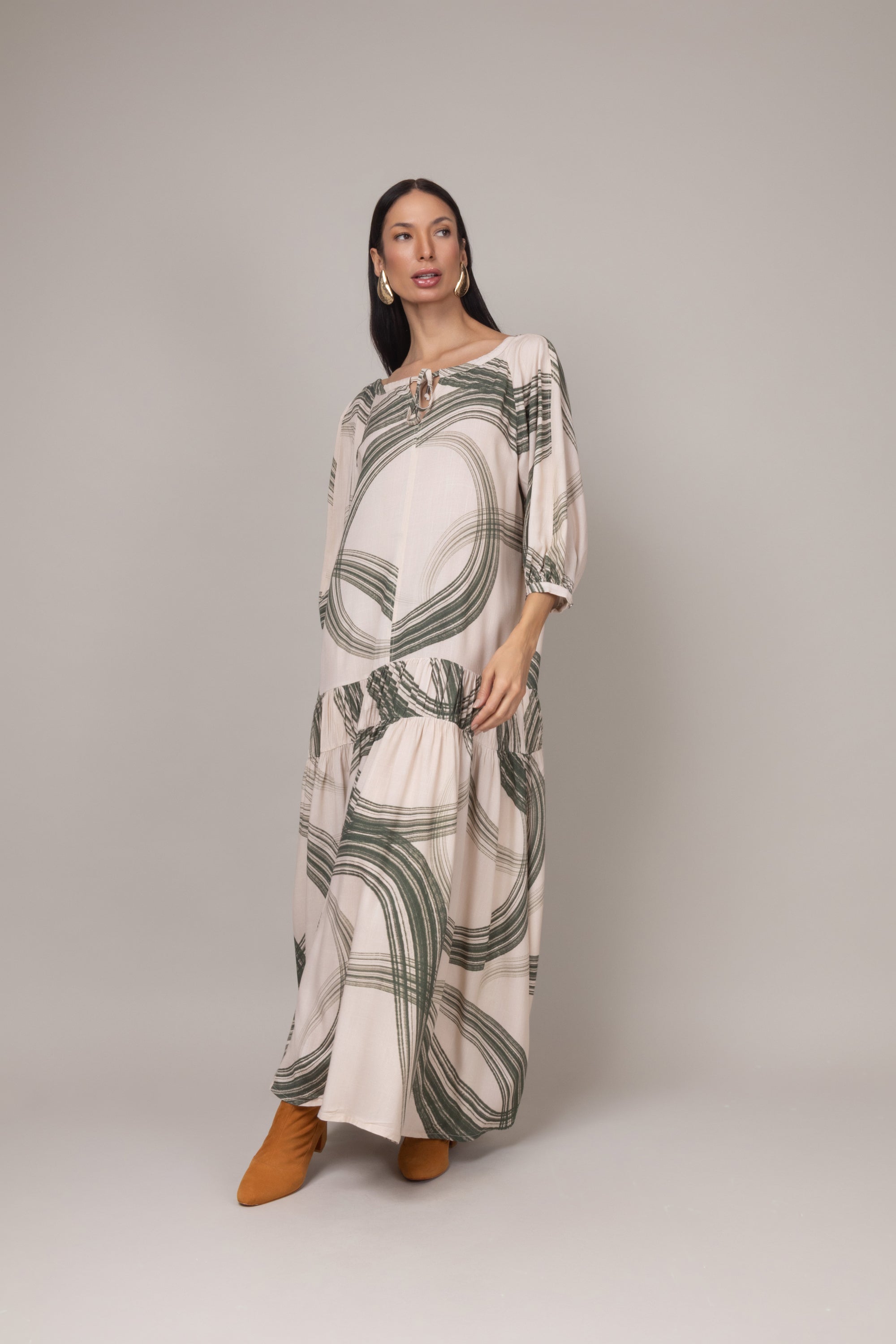 Vestido longo boho