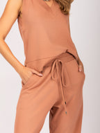 Conjunto regata e calça pantalona