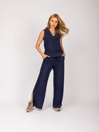 Conjunto regata e calça pantalona