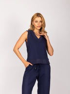 Conjunto regata e calça pantalona