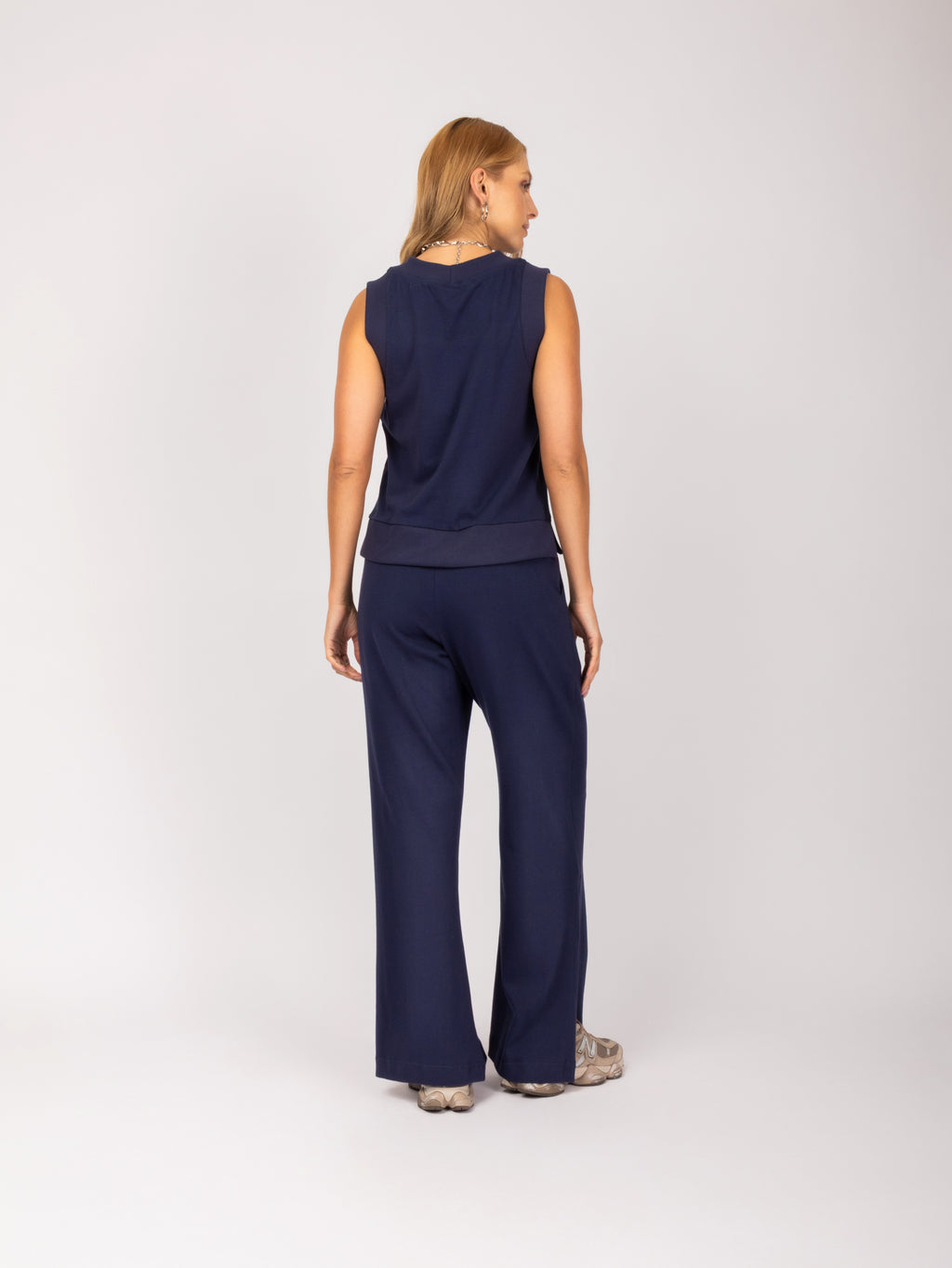 Conjunto regata e calça pantalona