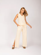Conjunto regata e calça pantalona