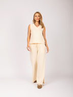 Conjunto regata e calça pantalona