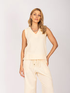 Conjunto regata e calça pantalona