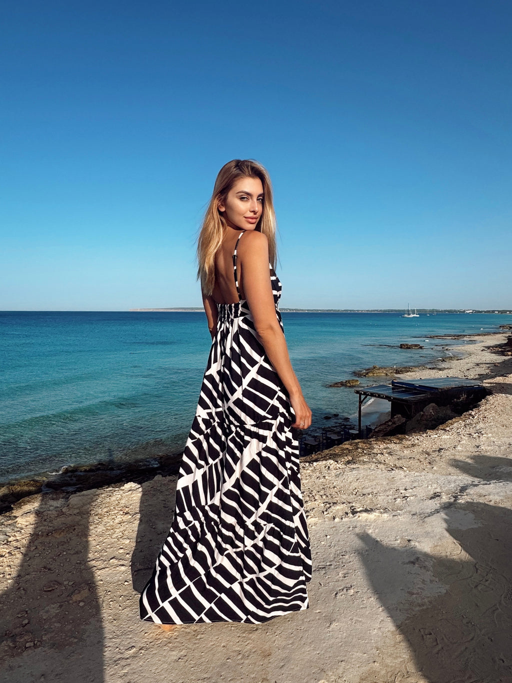 Vestido longo três marias
