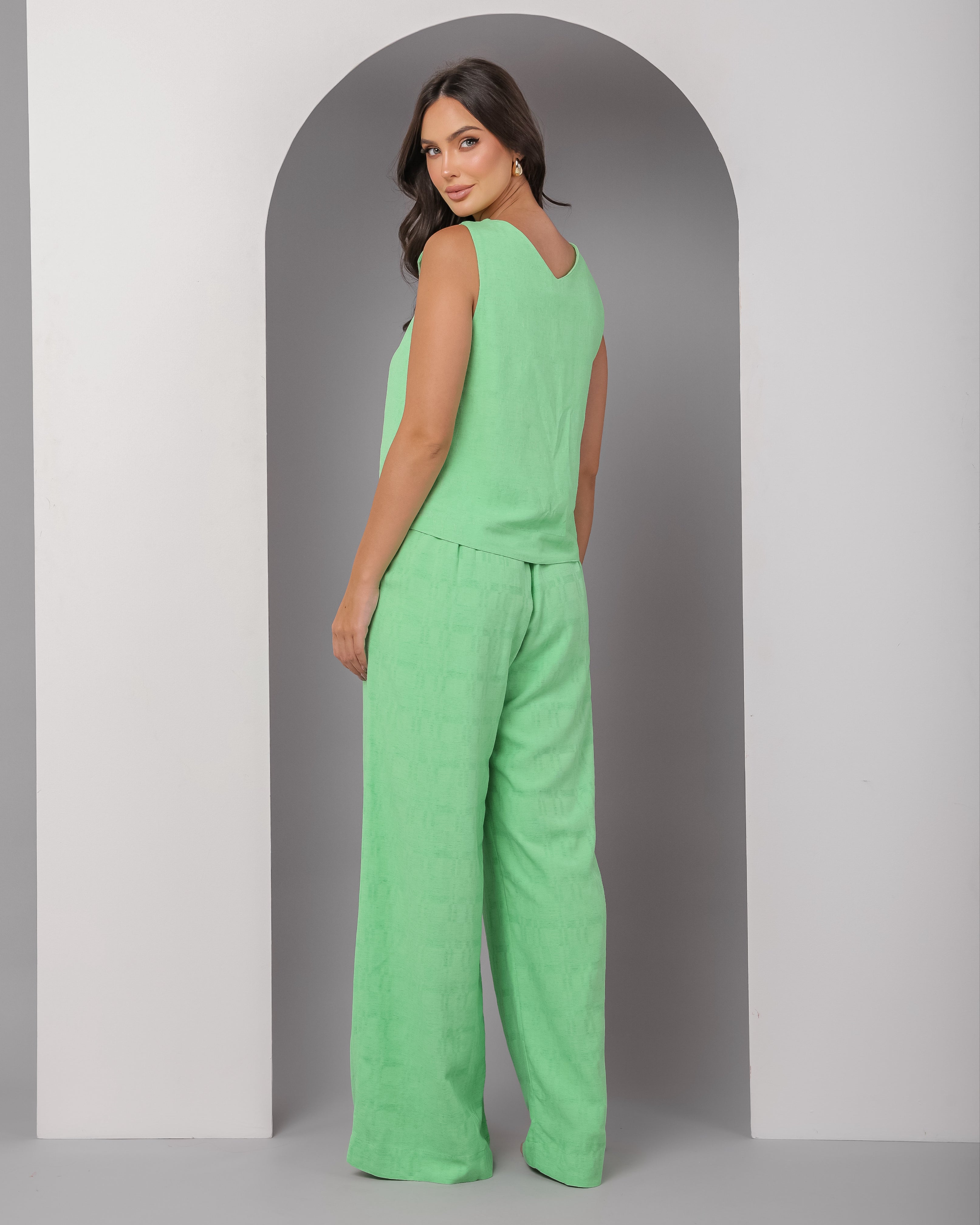 Conjunto pantalona fluido