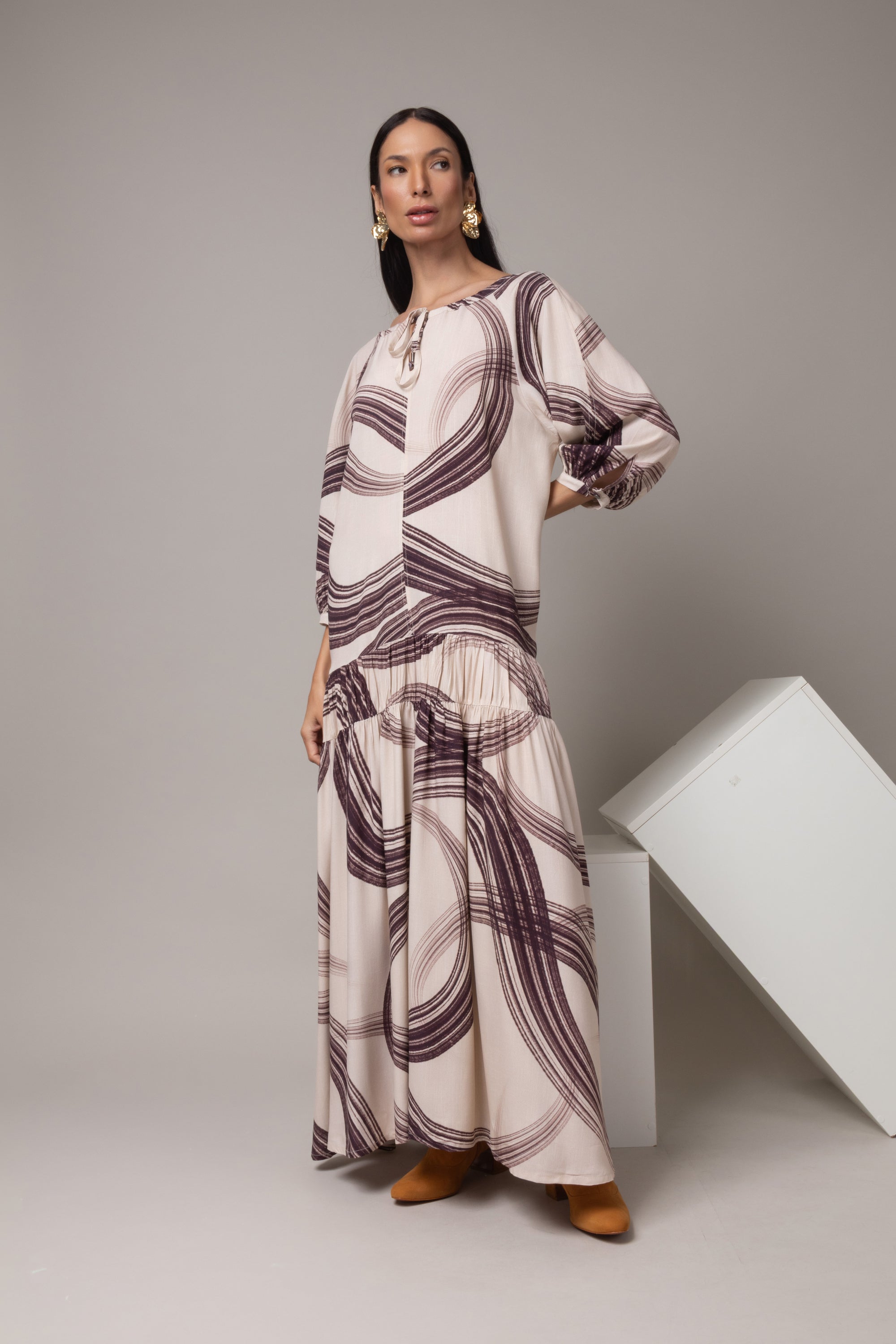 Vestido longo boho