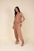 Calça aladim em viscose