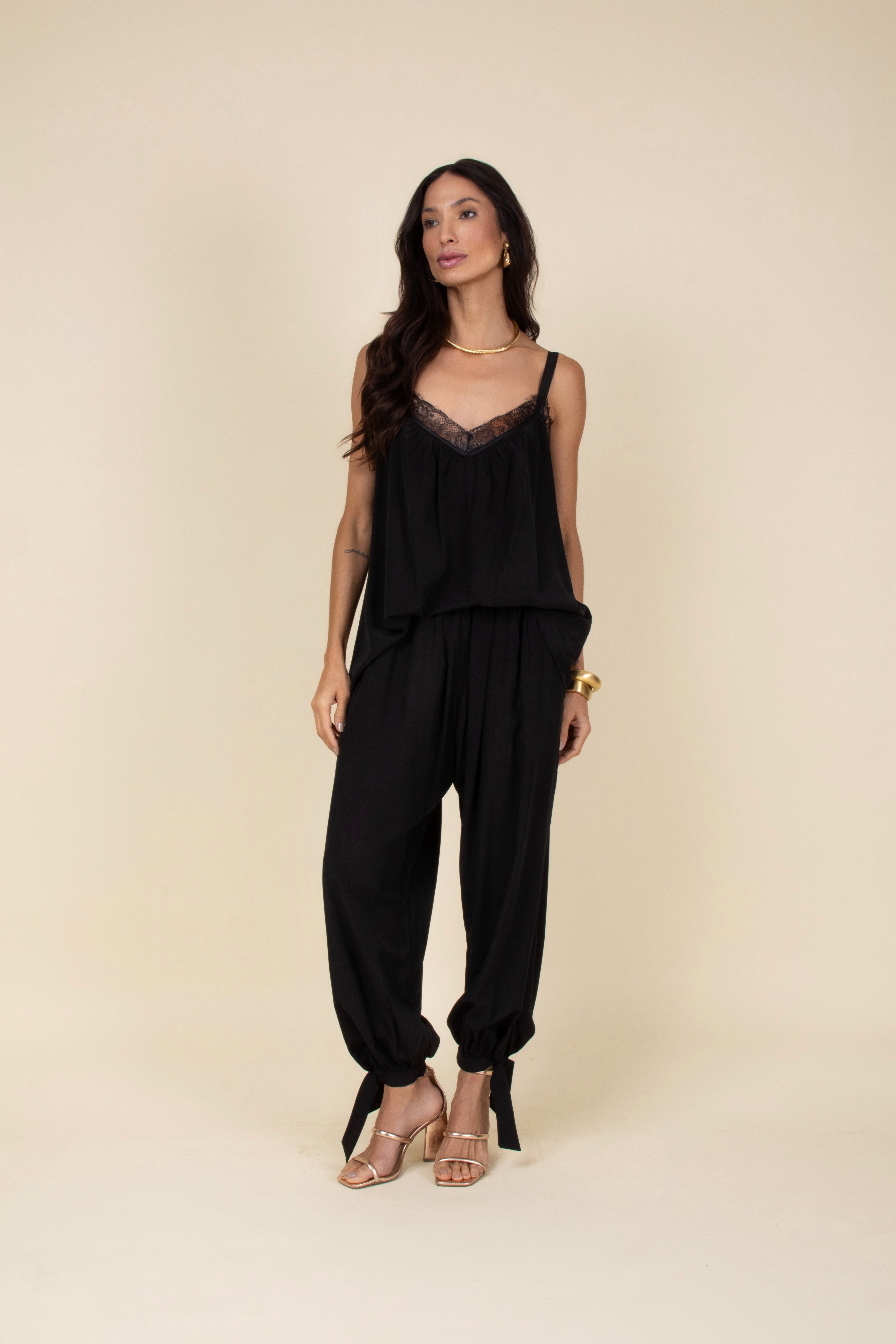 Calça aladim em viscose